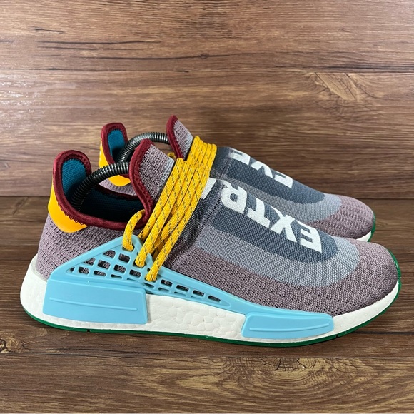Adidas NMD HU Human Race Extra Eye Sneakers Men’s Size 9 Shoes - Picture 1 of 11